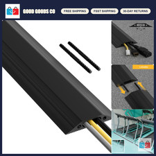 30ft Floor Cord Cover - Linkable Cable Protector, Hide & Protect Cords, Heavy Du picture