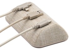 Magnetic Cable Holder Organizer - Holds 8 Cables & Clips picture