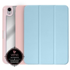 Vena Case For iPad Mini 7 (A17 Pro) iPad Mini 6 Clear Back Cover Trifold Stand picture
