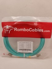 Rambo Cables OM3 Fiber LC to LC Fiber Patch Cable  (30ft) Options 7