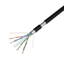 Cables Direct Online 500FT CAT6 Outdoor Direct Burial FTP Solid Cable 550Mhz Eth picture