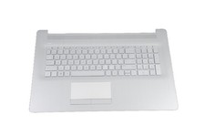 Silver Palmrest with Backlit Keyboard for HP 17-BY 17-CA ODD 73H1 PTP L92783-001 picture