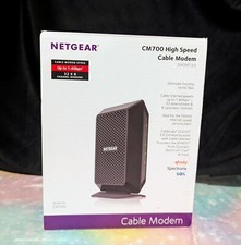 NEW NETGEAR CM700 - Cable Modem - Open Box - Never Used picture