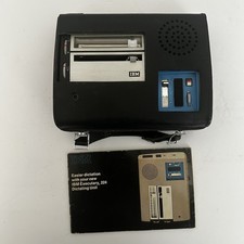 Vintage IBM Executary 224 Dictating Machine Recorder w/ Case Manual Untested picture