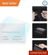Durable 6PCS FEP Film Release for 3D Printers - Perfect for ELEGOO & Phrozen picture