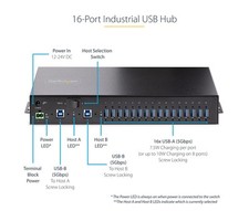 StarTech 16-Port Industrial USB 3.0 Hub 5Gbps, Mountable picture