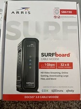 ARRIS Surfboard SB6190-RB DOCSIS 3.0 Cable Modem, White picture