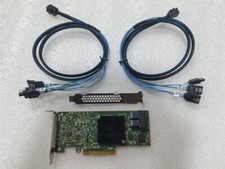LSI 3.0 SATA /SAS  SAS 12Gb/s  9300-8i HBA controller + 2PCS 8643-4SATA 1M picture