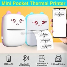 Mini Portable Thermal Printer Pocket Photo Printer Wireless Bluetooth Printing picture