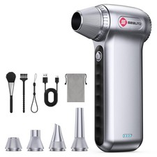 Electric Air Duster 180000RPM, Powerful Cordless Compressed Air Duster with 3... picture