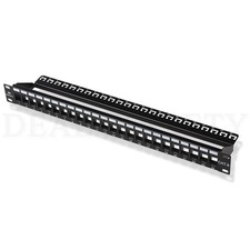 Cable Matters 1U 24 Port Cat 6 Keystone Patch Panel with Cable Management picture
