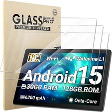 3 Pack Screen Protector Compatible with Evermyth Tablet G13 10 Inch Android 15 picture