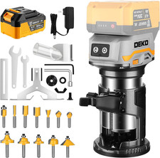20V Cordless Router Tool with 1x4.0Ah Battery, Variable Speed & Adjustable picture