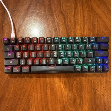 DIERYA DK63 Mechanical Wired Compact Keyboard QWERTY English Black, Fn Keys picture