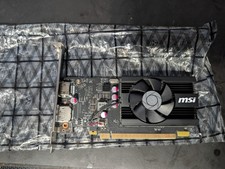 MSI GeForce GT 1030 4GD4 LP OC (low-profile, 4 GB DDR4 variant). picture