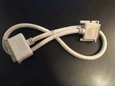 Premium DB25 C50 SCSI Cable 3ft M/M Vintage Apple Macintosh Centronics 50-Pin picture