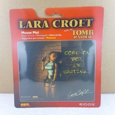 Eidos Lara Croft Tomb Raider Come On Boy Mouse Pad Mat 1997 Vintage Sealed NOS picture