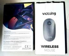 Victsing 2.4G Silent Slim Wireless Mouse Cordless Quiet Mice USB Receiver for PC picture