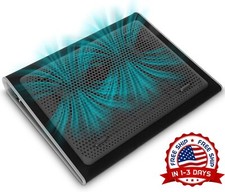 Alfombrilla de enfriamiento para regazo con ventilador doble de 17 pulgadas NEW picture