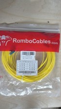 RamboCables OS2 LC/UPC to LC/UPC Duplex Fiber Optic Cable 20M 66FT LSZH picture