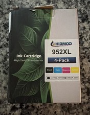 Hirmod 952XL 4pack Black Cyan Magenta Yellow HP compatible 7740 8210 8710 8720 picture