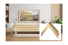 Frame My TV Deco TV Frames Alloy Scoop - Pale Gold Bezel Compatible ONLY with... picture