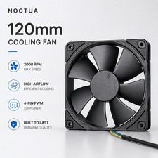 NOCTUA NF-F12 iPPC-2000 PWM 120MM 2000RPM HIGH PERFORMANCE COOLING FANS picture