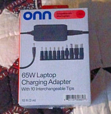 Onn Universal 65W Laptop Charger with 10 Interchangeable Tips (100004335) [NEW]™ picture