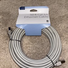 Insignia- 50' Cat-6 Ethernet Cable - Gray 19gps Please See Desc picture