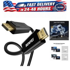 BENFEI 4K DisplayPort to HDMI Cable Adapter DP to HDMI Male to Male picture
