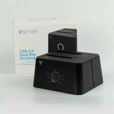 NEW VSEVEN USB 3.0 Dual Bay Docking Station 2.5