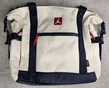 Nike Jordan Cordura Tote Bag 40L White Travel Laptop Duffel Bag MA9016-782 picture
