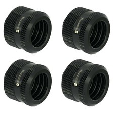 4 PCS Black G1/4 Inch To 16mm Hard Tubing Compression Fitting Water Cooling picture
