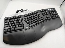 Adesso Tru-Form Contoured Ergonomic Keyboard PCK-208B WIRED FREE S/H picture