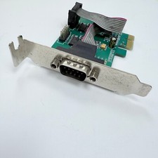 Syba SI-PEX15037 PCI Express x1 2 Port Serial DB9 RS-232 Card Low Profile picture