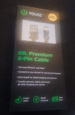 Youse 6 ft. Premium 8-pin cable   e9966qxx picture