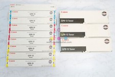 12 New OEM Canon iR C2570,C3100,C3170,C3180 GPR-13 CMYK Toners Same Day Ship picture