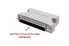Slim HPDB68 Male to HPDB50 Female SCSI Adapter picture