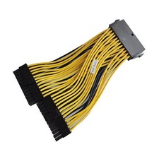 PSU Power Supply 24-pin Splitter Cable 24pin Dual ATX Motherboard Extension Cord picture