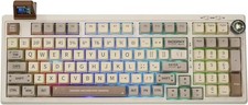 Epomaker RT100 Retro Mechanical Gaming Keyboard Wireless Usb-c Bluetooth Rgb picture