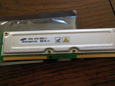 SAMSUNG MEMORY STICKS  MR16R1624AFO-CK8 128 MB RDRAM RAMBUS 800-45  0218H  picture