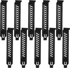 10PCS Vented PCI Slot Covers Metal Dust Filter Expansion Plates for ATX MATX Cas picture