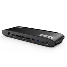 WAVLINK 2 Monitors DisplayLink Docking Station 2x HDMI 2x DisplayPort Ethernet picture