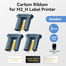 NIIMBOT Compatible M2 Labeling Ribbon Replacement Only for M2 (Blue) 3Rolls picture