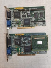 Lot of 2 Matrox 576-05 Rev B MGA-MIL/2/IG2 + MGA-MIL/2/HP3 PCI Video Card picture