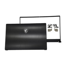 New For MSI Modern 15 MS-1551 M15 Back Cover Black+Bezel+hinges 307551A514HG picture