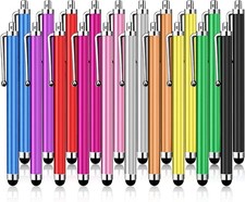 20 Pack Universal Stylus Pens High Precision Touchscreen Drawing Writing 10 Colo picture