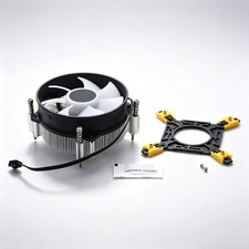 RGB CPU Cooler Fan with 90mm Silent Fan, Rainbow RGB, for LGA 115X/1200/1366 picture