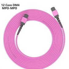 TypeB 1-30M MPO Male to MPO Female OM4 Fiber Opticial Patch Cord MTP 8|12F Type picture