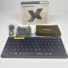 Samsers Full-Size Foldable Bluetooth Keyboard  with PU Leather Cover / KF08S picture